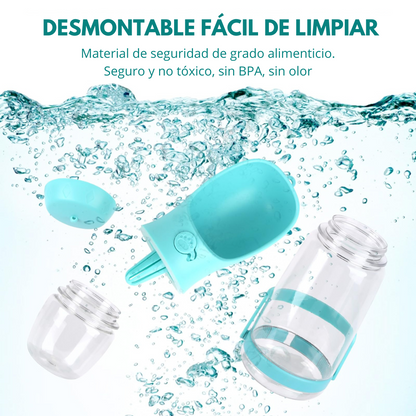 BOTELLA DE AGUA PORTATIL 2 EN 1