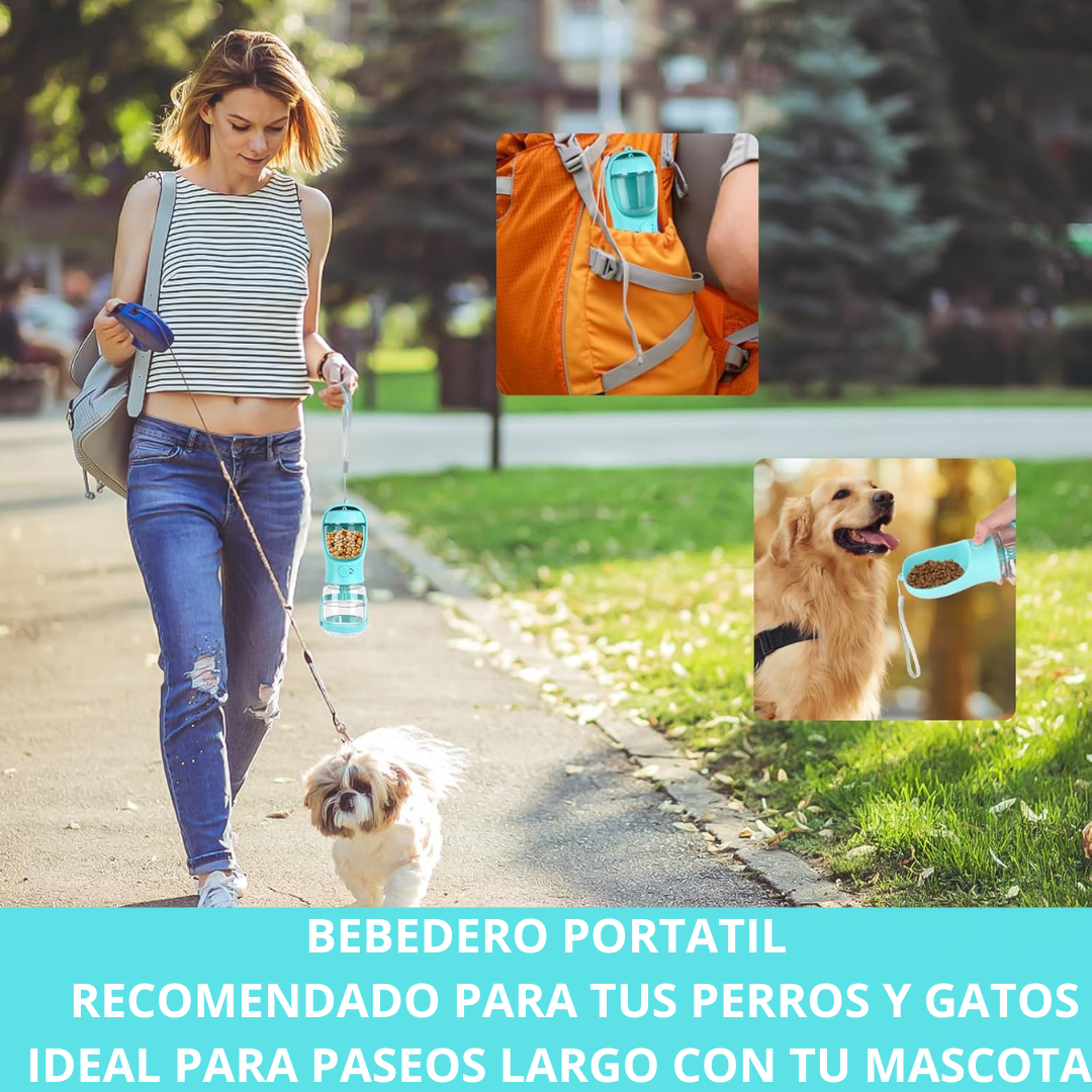 BOTELLA DE AGUA PORTATIL 2 EN 1