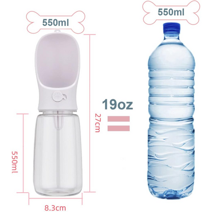 BOTELLA DE AGUA PORTATIL 2 EN 1